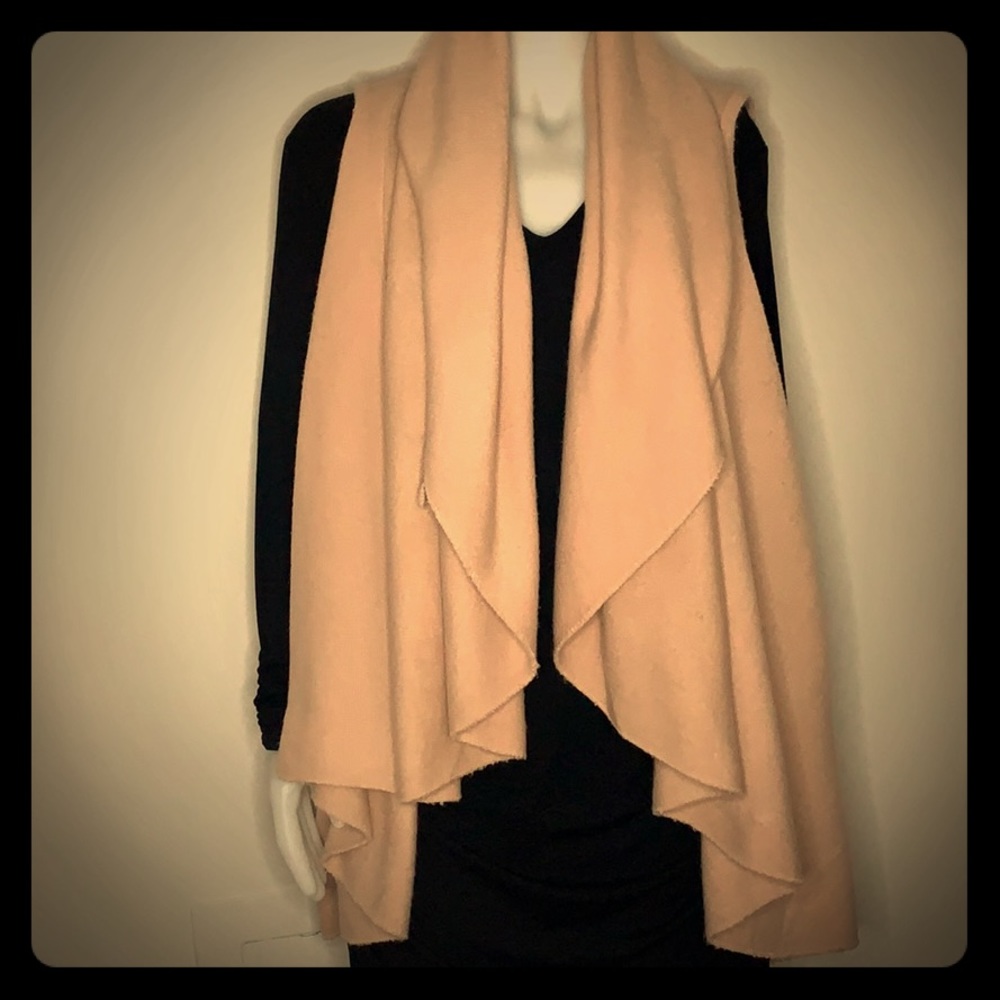 Blush Pink Knit Shawl one size